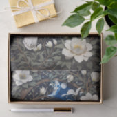 Papier Mousseline Chouette neigeuse Moonlight Moonflowers (Cadeau)