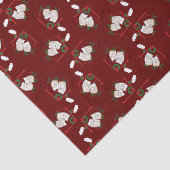 Papier Mousseline Chouette Noël Mignonne Vacances amusantes (Détail)