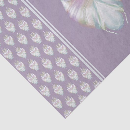 Papier Mousseline Chouette Oracle Pastel Purple (Détail)