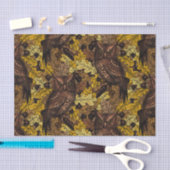 Papier Mousseline Chouettes d'automne (Artisanat)