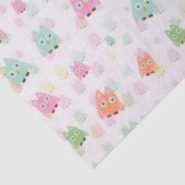 Papier Mousseline chouettes hiboux de A (Détail)