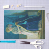 Papier Mousseline Christ and His Mother Studying the Scriptures (Artisanat)