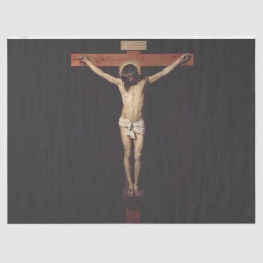 Papier Mousseline Christ crucifié par Diego Velazquez (Recto)