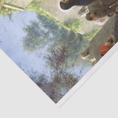 Papier Mousseline Christ guérir l'homme aveugle (Détail)