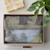 Papier Mousseline Christ guérir l'homme aveugle (Cadeau)