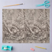 Papier Mousseline Christ né au ciel par les anges (Artisanat)