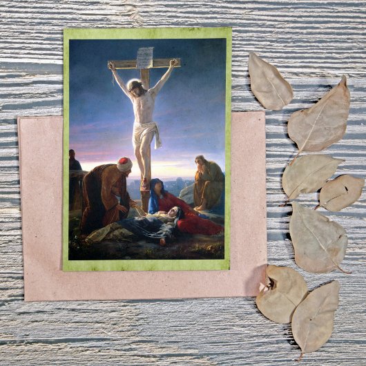 Papier Mousseline Christ sur la croix, Découpage