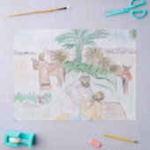 Papier Mousseline Christian Artwork Le bon samaritain (Artisanat)