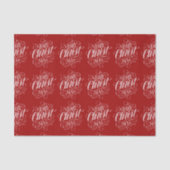 Papier Mousseline Christian Joyeux Noël Chalk Letter Christ (Recto)