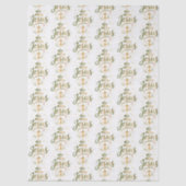 Papier Mousseline Christian Religion Theme Jesus Typography Cross (Recto)