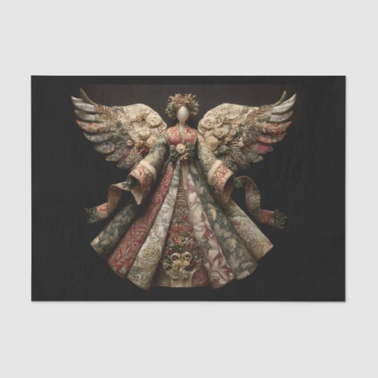 Papier Mousseline Christmas Angel (Recto)