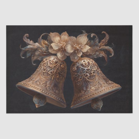 Papier Mousseline Christmas Bells (Recto)