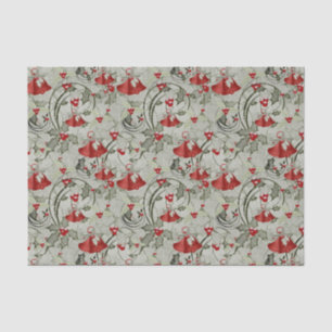 Papier Mousseline Christmas Bells et Holly