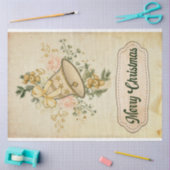 Papier Mousseline Christmas Bells Salutations Joyeux Noël (Artisanat)