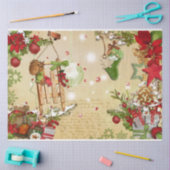 Papier Mousseline Christmas Berries Design Series 5 (Artisanat)