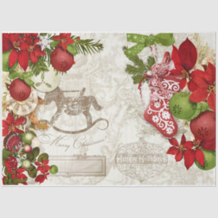 Papier Mousseline Christmas Berries Design Series 6