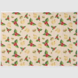 Papier Mousseline Christmas Berries Design Series 9