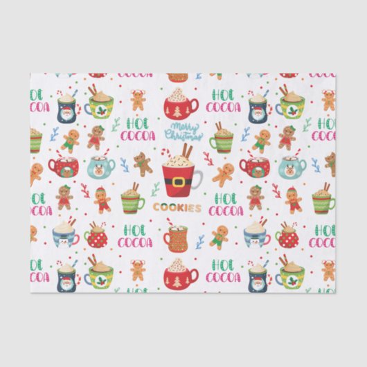 Papier Mousseline Christmas Cococoa, Ginger Cookies (Recto)