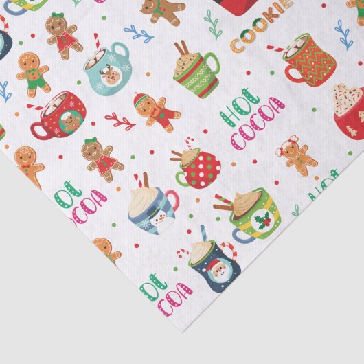 Papier Mousseline Christmas Cococoa, Ginger Cookies (Détail)