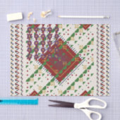 Papier Mousseline Christmas Colours  (Artisanat)