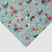 PAPIER MOUSSELINE CHRISTMAS DOG CUTENESS (Détail)