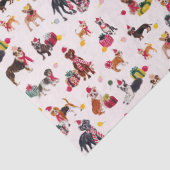 PAPIER MOUSSELINE CHRISTMAS DOG CUTENESS CREAM (Détail)