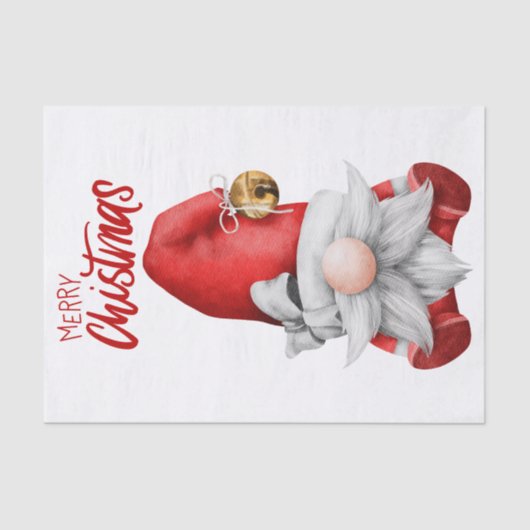 Papier Mousseline Christmas Gnome (Recto)