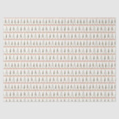 Papier Mousseline Christmas Holiday Trees Tissue Paper (Recto)