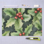 Papier Mousseline Christmas Holly Berry (Artisanat)