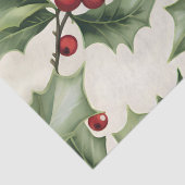Papier Mousseline Christmas Holly Berry (Détail)