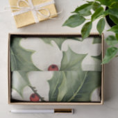 Papier Mousseline Christmas Holly Berry (Cadeau)