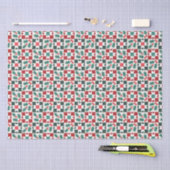 Papier Mousseline Christmas Holly Feuille Geo Quilt (Artisanat)