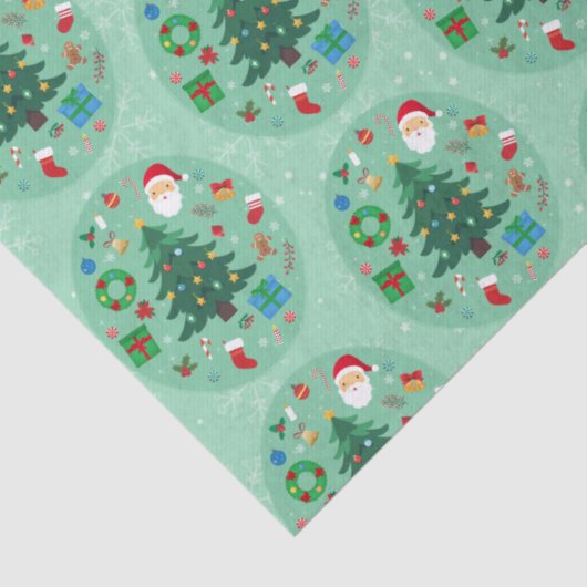 Papier Mousseline Christmas Illustrations Holiday (Détail)