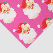 Papier Mousseline Christmas Jolly Père Noël Joyeux Pink Fun (Détail)
