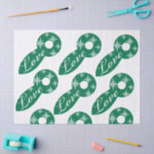 Papier Mousseline Christmas Love Green Tissue Paper (Artisanat)