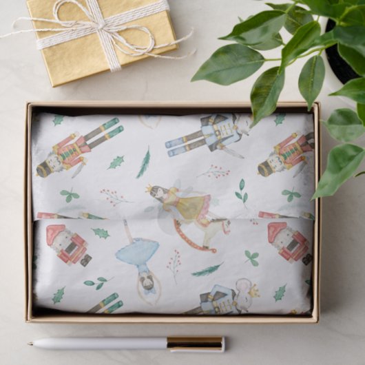 Papier Mousseline Christmas Nutcracker Suite Wrapping Paper (Cadeau)