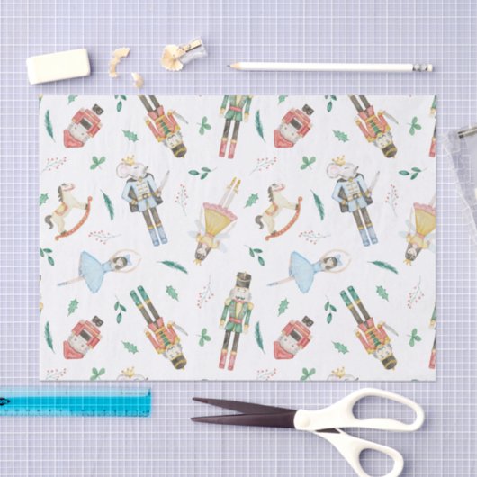 Papier Mousseline Christmas Nutcracker Suite Wrapping Paper (Artisanat)