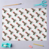 Papier Mousseline Christmas Père Noël Chocolat Labrador Retriever Dr (Artisanat)