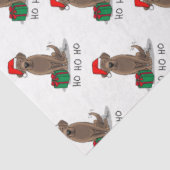 Papier Mousseline Christmas Père Noël Chocolat Labrador Retriever Dr (Détail)