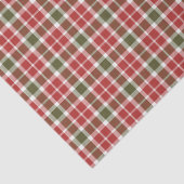 Papier Mousseline Christmas Plaid Tissue Paper (Détail)