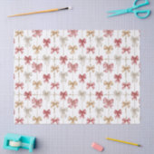 Papier Mousseline Christmas Ribbon Grid Pattern (Artisanat)