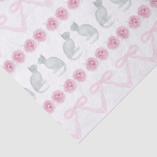 Papier Mousseline Christmas Snowflakes and Trees (Détail)