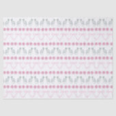 Papier Mousseline Christmas Snowflakes and Trees (Recto)