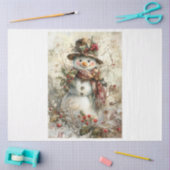 Papier Mousseline Christmas Snowman (Artisanat)