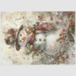 Papier Mousseline Christmas Snowman<br><div class="desc">Christmas Snowman</div>