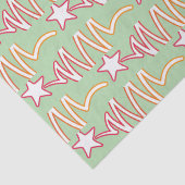 Papier Mousseline Christmas Star Pale Green  (Détail)