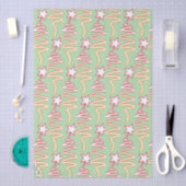 Papier Mousseline Christmas Star Pale Green  (Artisanat)