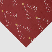 Papier Mousseline Christmas Tree Silhouette (Détail)