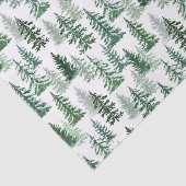 Papier Mousseline Christmas Trees and Snow in the Forest  (Détail)