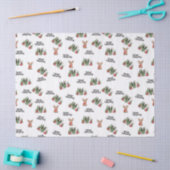 Papier Mousseline Christmas Trees & Reindeer Wrapping Paper (Artisanat)